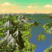 sky tides level map background