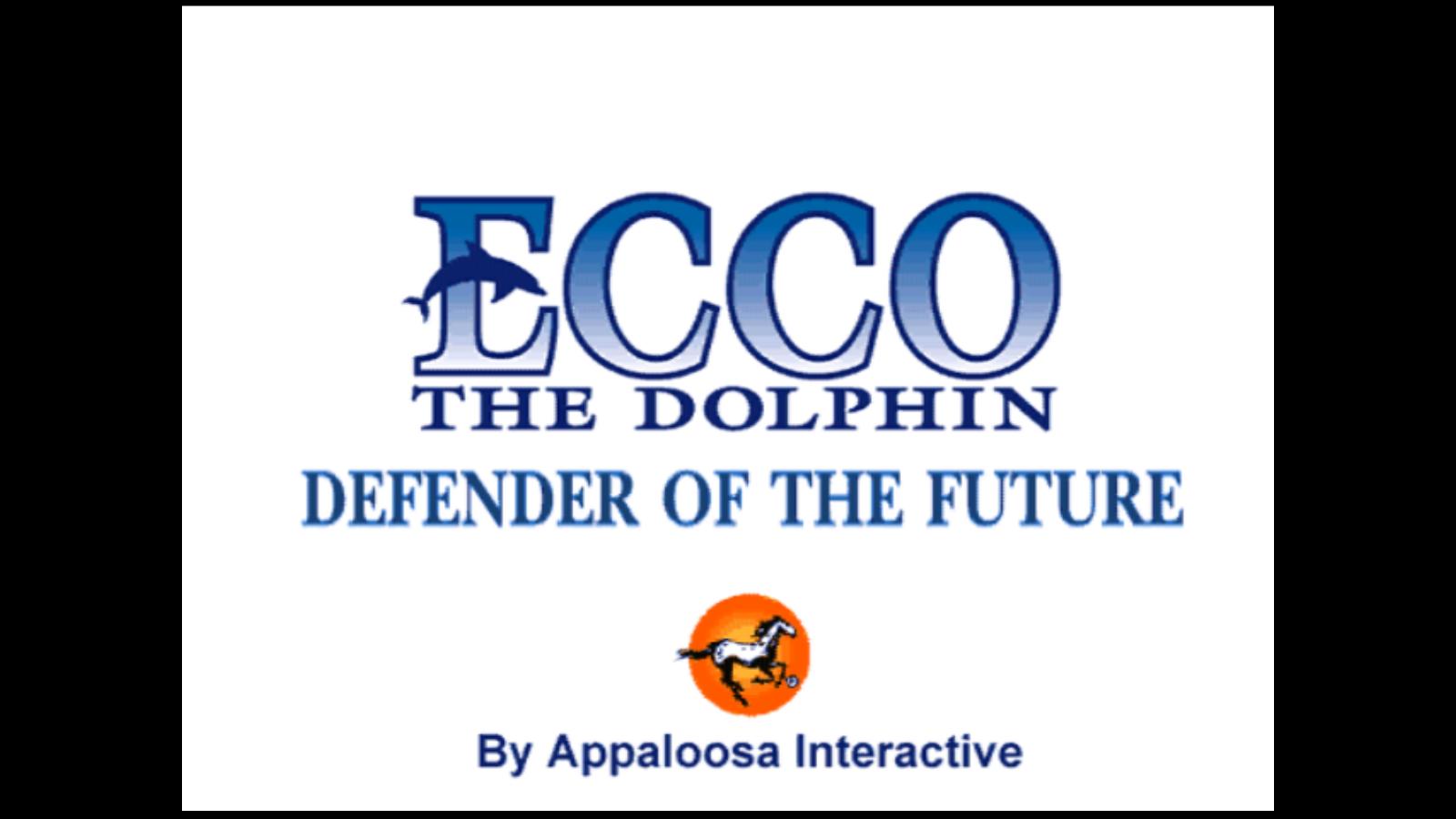 title screen for ecco defender of the future