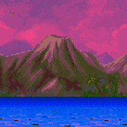 origin beach level map background