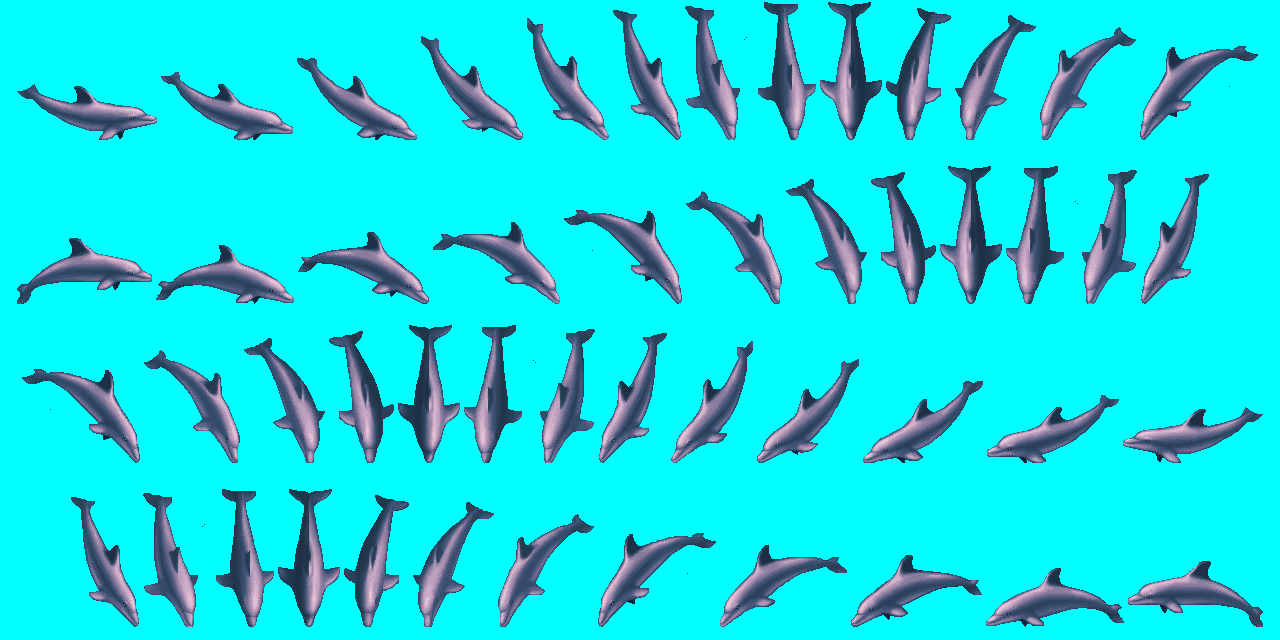 ecco the dolphin sprite sheets