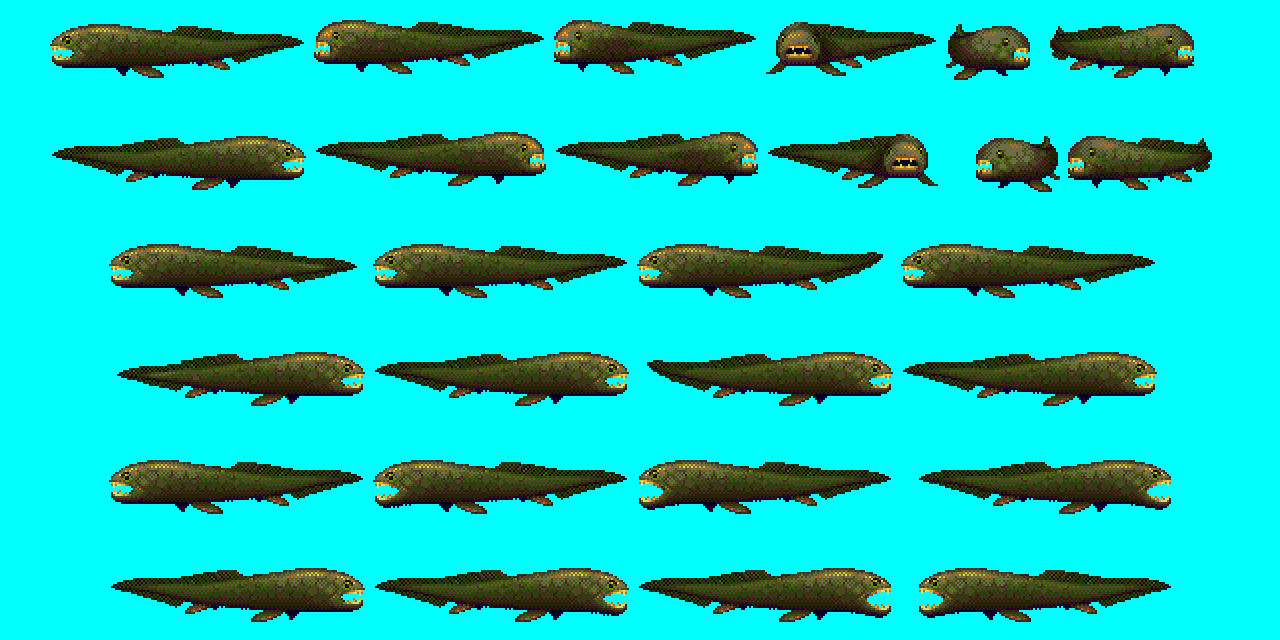 ecco the dolphin sprite sheets